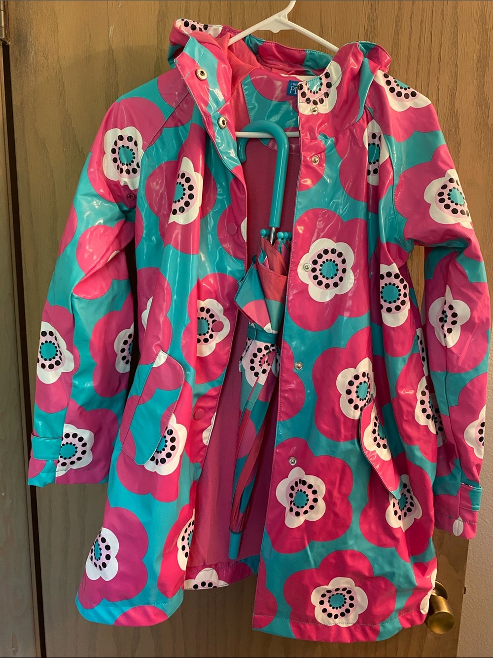 Girls Raincoat with Umbrella